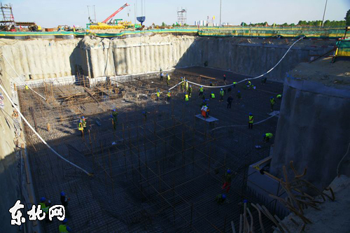 哈爾濱大劇院施工現(xiàn)場(chǎng)